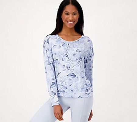 zuda Z-ReFresh Aloe Infused V-Neck Long Sleeve Sleep Top