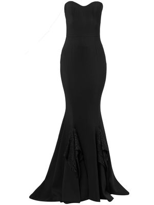 Zuhair Murad Cady fishtail maxi dress - Black