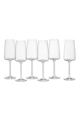 Zwiesel Glass Schott Zwiesel Sensa Set of 6 Champagne Flutes in Clear