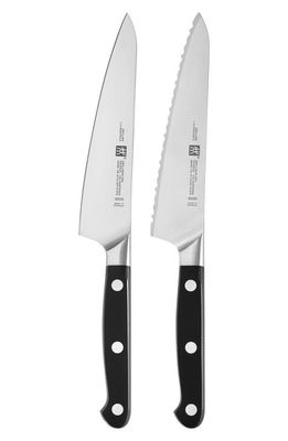 ZWILLING Prep Knife 2-Piece Set in Black/stainless Steel