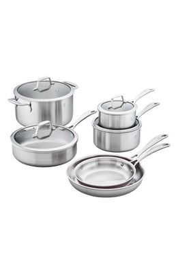 ZWILLING Spirit 10-Piece Cookware Set in Stainless Steel