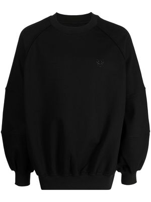 ZZERO BY SONGZIO embroidered-logo detail sweatshirt - Black
