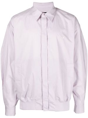 ZZERO BY SONGZIO Panther Cocoon logo-embroidered shirt - Pink